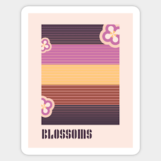 Bauhaus Blossoms Sticker